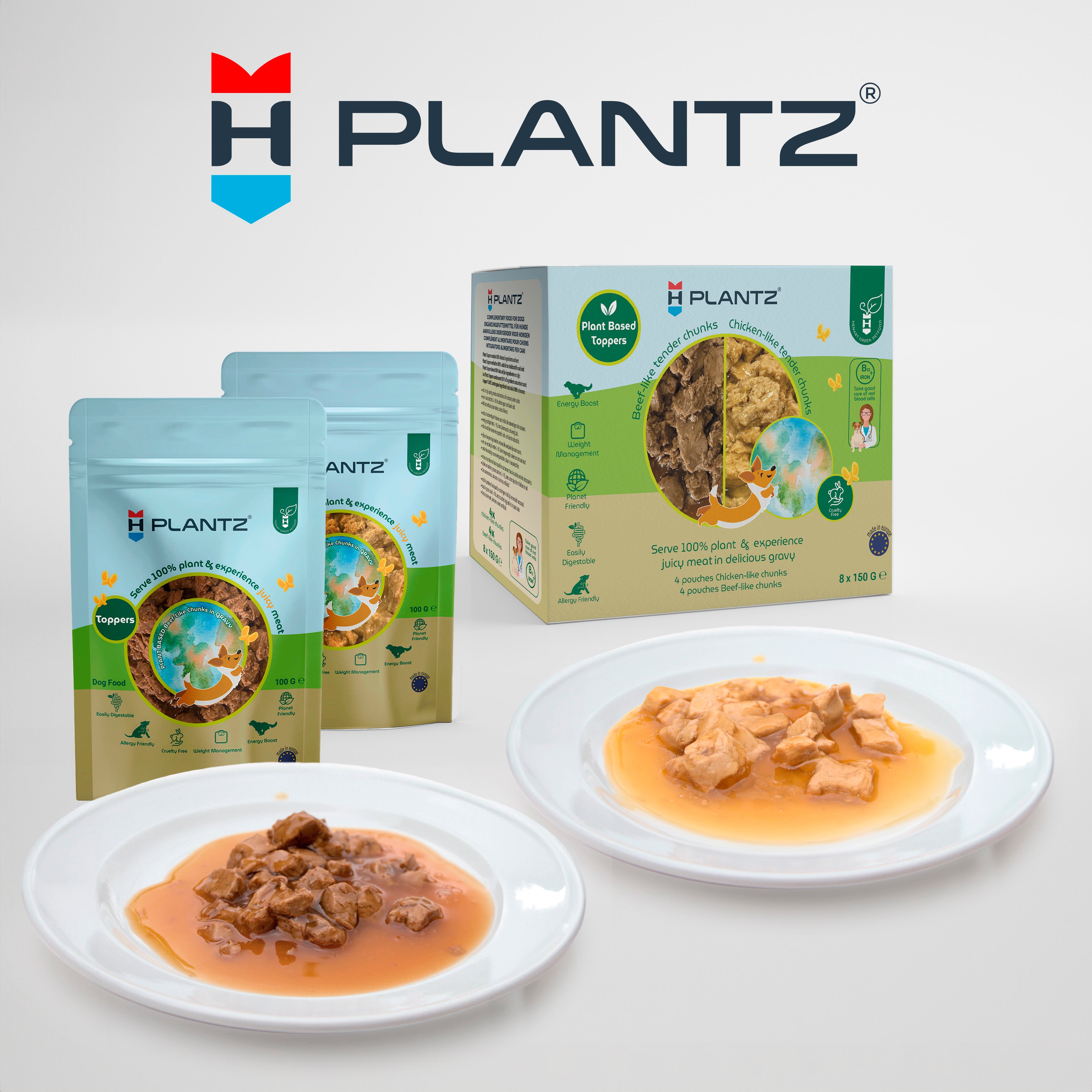 Plant based wet food - 4x Beef & 4x Chicken like